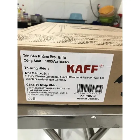 Bếp từ nhập khẩu nguyên chiếc Đức KAFF KF-IH870Z - Chế độ tiết kiệm điện năng - Bảo hành 7 năm chính hãng