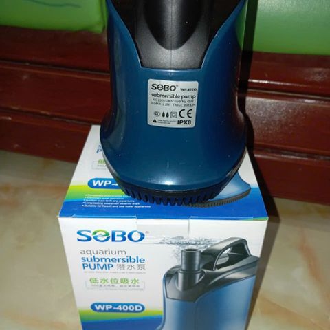 Bơm Hút Đáy SOBO WP 500D - Bơm Chìm An Toàn Đối Với Hồ Cá Cảnh, Hồ Koi, Sân Vườn, Lưu Lượng Cao 4500 Lít/H