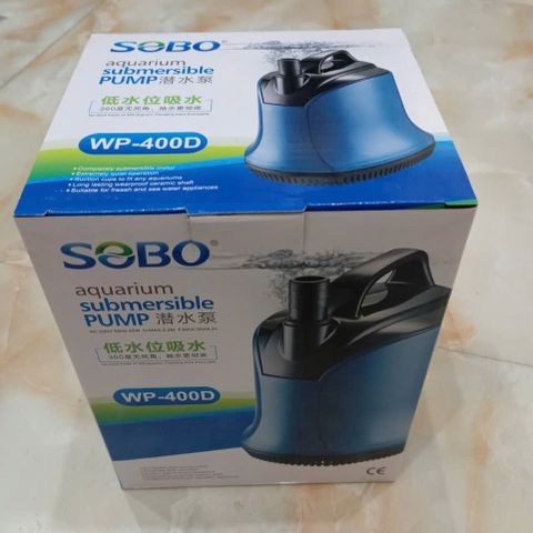 Bơm Hút Đáy SOBO WP 500D - Bơm Chìm An Toàn Đối Với Hồ Cá Cảnh, Hồ Koi, Sân Vườn, Lưu Lượng Cao 4500 Lít/H