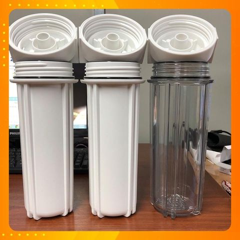 Cốc Lọc Thô 10inch Ren Trong 13mm - Dụng Cụ Lọc Nước Sạch Cho Gia Đình, Hồ Cá, Máy Lọc Nước RO