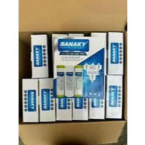Bộ 3 Lõi Lọc Thô 123 Chính Hãng Sanaky - Lọc Nước Hiệu Quả, Bảo Vệ Màng RO, Giảm Mùi, Cặn Bẩn