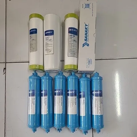 Bộ 10 Lõi Lọc Nước Sanaky Cho Máy RO - Bộ Lõi Chính Hãng Đầy Đủ Tinh Khiết và Khoáng Chất, An Toàn Cho Sức Khỏe