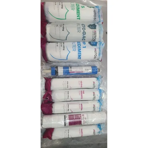 Bộ 9 lõi lọc nước Mutosi MP-290SK - Lõi PP5, CTO, PP1, Màng RO, Lõi Khoáng, Lõi Nanosilver, Lõi Alkaline Hydrogen