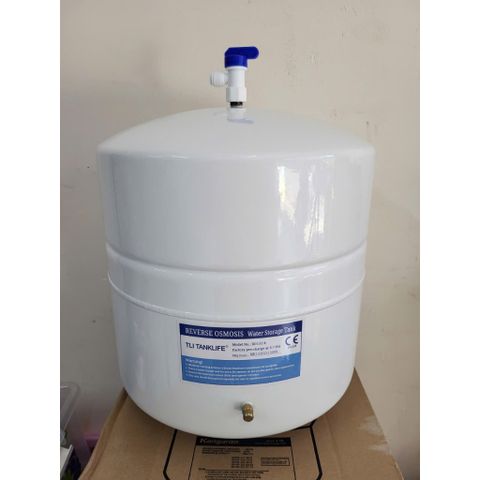 Bình áp thép 10L - Van bình áp tặng kèm, thay thế cho máy lọc nước RO Kangaroo, Karofi, Sunhouse, Mutosi, Livotec