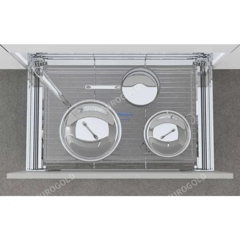 Kệ Xoong Nồi Đa Năng Eurogold INOX 304 - Giá Bát Đĩa Tủ Bếp Dưới Chống Rỉ, Ngăn Nắp và Hiện Đại