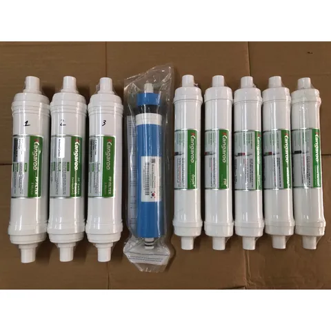Combo 9 Lõi Lọc Đúc Kangaroo Hydrogen - Bộ Lõi Thay Thế Cho Máy Lọc Nước KGHP66 - Hàng Chính Hãng Chất Lượng Cao