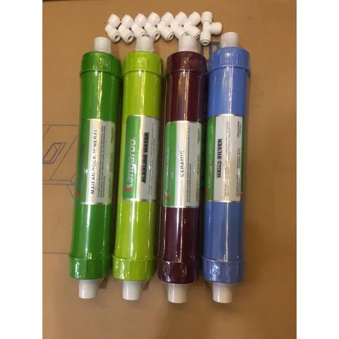 Combo 4 Lõi Lọc Khoáng 5678 Kangaroo Chính Hãng - Thay Thế Cho Máy Lọc RO, Chống Khuẩn, Tăng Độ Kiềm, Cải Thiện Chất Lượng Nước