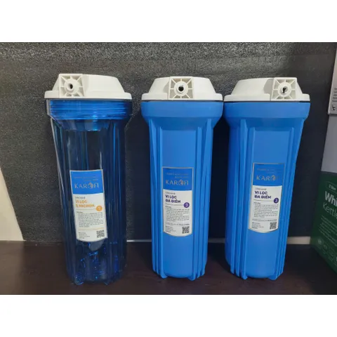 Cốc lọc nước Karofi chính hãng 10 inch - Phụ kiện máy lọc RO siêu bền, an toàn sức khỏe, dễ thay thế