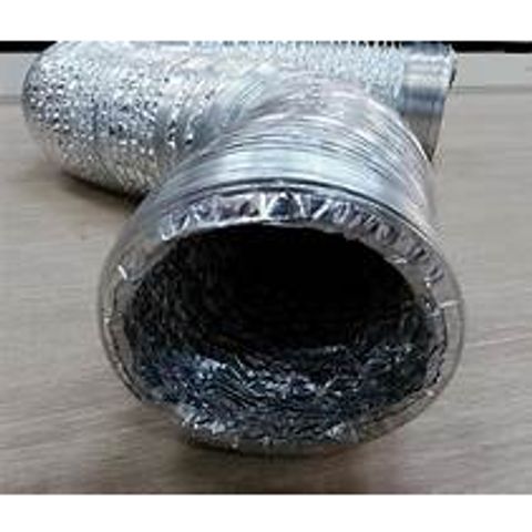 Ống Bạc Thoát Khí Máy Hút Mùi Phi 120/150mm - Ống Dẻo Uốn Linh Hoạt Cho Hệ Thống Thông Gió Nhà Bếp, Phòng Tắm