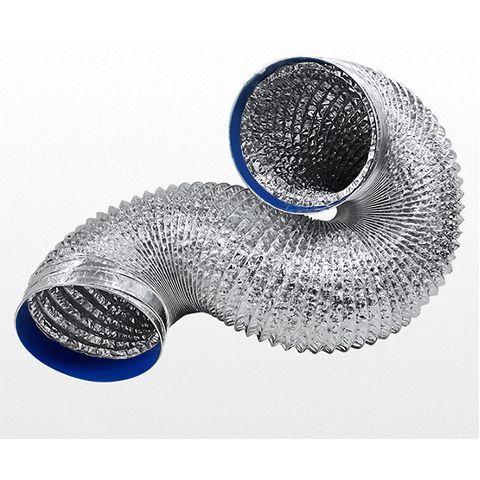Ống Bạc Thoát Khí Máy Hút Mùi Phi 120/150mm - Ống Dẻo Uốn Linh Hoạt Cho Hệ Thống Thông Gió Nhà Bếp, Phòng Tắm