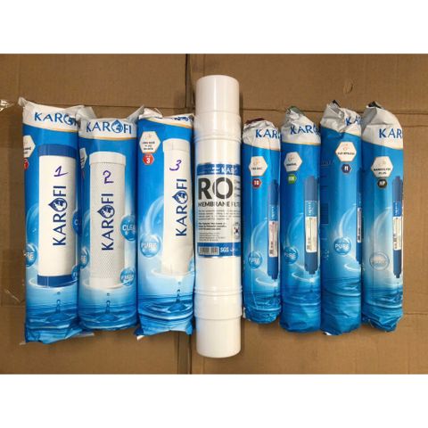 Combo 8 Lõi Lọc Nước KAROFI Chính Hãng - Thay Thế Model SS038, Bảo Vệ Sức Khỏe Với Nước Sạch và An Toàn