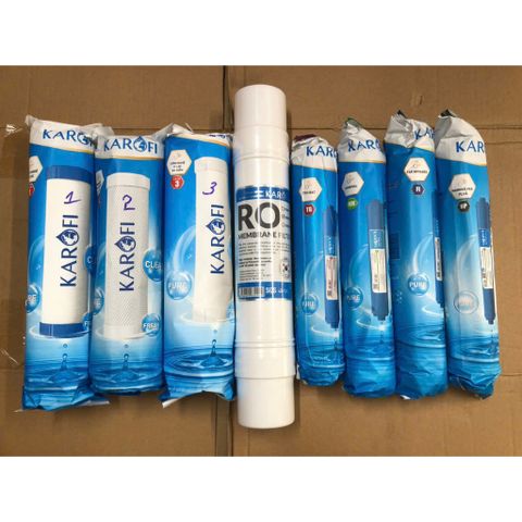 Combo 8 Lõi Lọc Nước KAROFI Chính Hãng - Thay Thế Model SS038, Bảo Vệ Sức Khỏe Với Nước Sạch và An Toàn