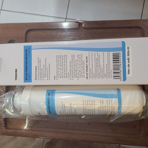 Lõi lọc nước TOSHIBA F-1643 Chính Hãng - Phụ Kiện Máy Lọc Nước RO TWP-W1643SV(W) - Bộ 4 Lõi PP, C1, C2, RO Chất Lượng Nhật Bản