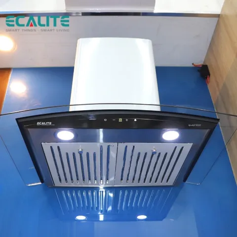 Máy hút mùi áp tường Ecalite EH-GT700T - Ngang 70cm - Điều khiển cảm ứng - Có 3 tốc độ hút điều chỉnh dễ dàng