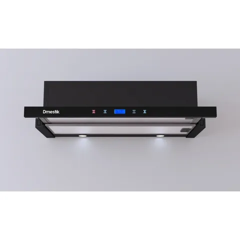 Máy Hút Mùi Âm Tủ Cảm Ứng D'mestik ES4970 DMK Đen - Đèn LED Tiết Kiệm Điện, 2 Chế Độ, Bảo Hành 3 Năm