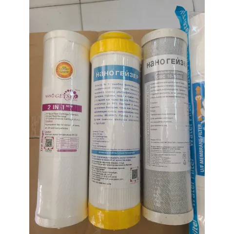 Bộ 8 Lõi Lọc Thay Thế cho Máy Lọc Nước Nano Geyser Eco Crystal - Công Nghệ UF Tiên Tiến, Loại Bỏ Khuẩn, Tăng Cường Khoáng Chất