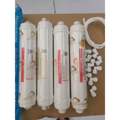 Bộ 8 Lõi Lọc Thay Thế cho Máy Lọc Nước Nano Geyser Eco Crystal - Công Nghệ UF Tiên Tiến, Loại Bỏ Khuẩn, Tăng Cường Khoáng Chất