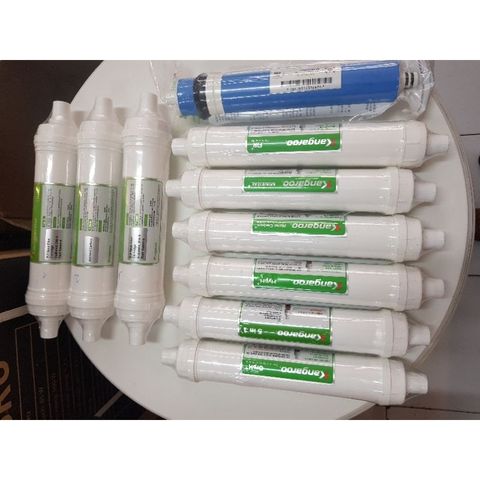 Combo 10 Lõi Lọc Nước Kangaroo Hydrogen Chính Hãng - Thay Thế Model KG10A4VTU, Bổ Sung Oxi, Cân Bằng pH, Tạo Điện Giải, Nước Sạch Khỏe