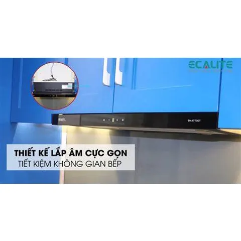 Máy hút mùi âm tủ Ecalite EH-AT700T - Ngang 70 cm - Điều khiển cảm ứng 3 tốc độ - Hàng chính hãng - BH 3 năm