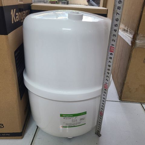 Bình áp nhựa KANGAROO 4.2G cho máy lọc nước RO - Siêu bền, kích thước 37cm x 27cm, dung tích 10 lít, lý tưởng cho gia đình bạn