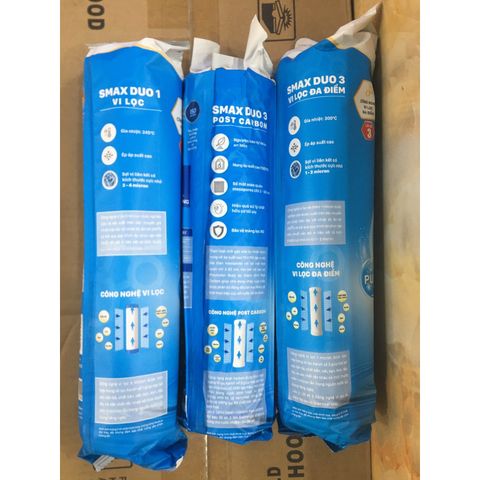 Bộ 3 Lõi Lọc Karofi Chính Hãng 1-2-3 Thay Thế Cho Máy Huế S-s038, O-p1310, P95, U95 – Lọc Sạch Tạp Chất, An Toàn Cho Nước Uống