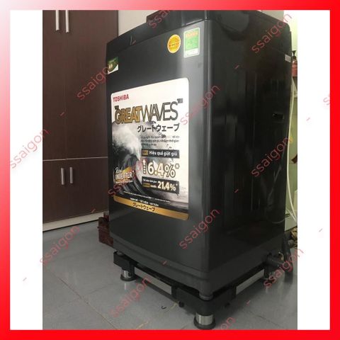 Chân Kê Tủ Lạnh và Máy Giặt Inox Điều Chỉnh 490-650mm - Giá Đỡ Chắc Chắn, An Toàn và Dễ Dàng Lắp Ráp Tại Nhà