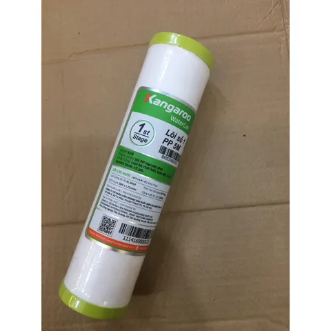 Lõi Lọc Nước KANGAROO Số 1 Chính Hãng - Sợi PP 5 Micron Chống Bẩn, Rong Rêu, Bụi - Lọc Nước Sạch Cho Gia Đình