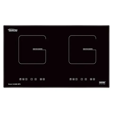 Bếp từ Giovani G-2288 MTC thiết kế hình chữ nhật với 2 vùng nấu độc lập rất dễ sử dụng , Bảo hành chính hãng 3 năm