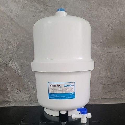 Bình áp nhựa Karofi 10L - Chứa nước lọc RO với van chống nổ, an toàn thực phẩm, thiết kế nhỏ gọn cho gầm bếp