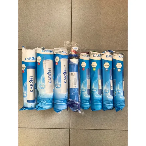 Bộ 8 Lõi Lọc Nước Karofi 12345678 Chính Hãng - Thay Thế Cho Máy Lọc Karofi Model KSI80-A, Lọc Sạch, An Toàn Cho Sức Khỏe