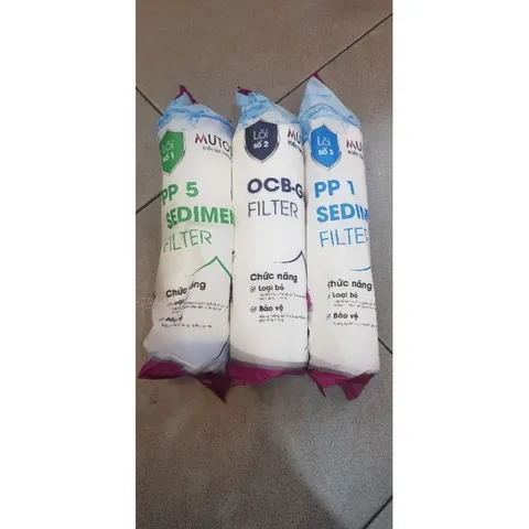 Lõi Lọc Nước MUTOSI Chính Hãng - Thay Thế Máy Lọc RO, Lọc Sạch Vi Khuẩn, Cung Cấp Khoáng Chất, An Toàn Cho Gia Đình