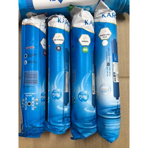 Bộ 8 Lõi Lọc Nước KAROFI Chính Hãng - Thay Thế Máy Lọc Nước E8RO, H8RO - Lọc Sạch, An Toàn, Tăng Cường Khoáng Chất