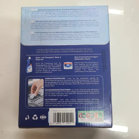Muối làm mềm nước rửa bát tinh thể SOFISH 1.6kg - Giải pháp bảo vệ máy rửa chén, ngăn cặn canxi, bát đĩa sạch bóng