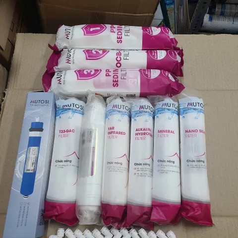 Combo 10 Lõi Lọc Nước Mutosi cho Máy MP-360D, MP-S1001, MP-S1012, MP-U1368, MP-M1011 - Bổ Sung Khoáng Chất và Kháng Khuẩn