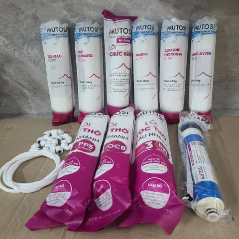Combo 10 Lõi Lọc Nước Mutosi cho Máy MP-360D, MP-S1001, MP-S1012, MP-U1368, MP-M1011 - Bổ Sung Khoáng Chất và Kháng Khuẩn