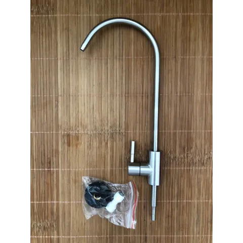 Vòi Gạt Inox Nối Nhanh Cho Máy Lọc Nước RO, Nano Gia Đình - Thiết Kế Nhỏ Gọn, Tiện Lợi, Chống Rỉ
