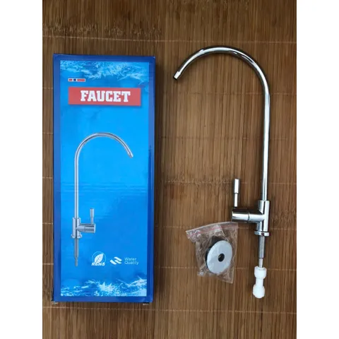 Vòi Gạt Inox Nối Nhanh Cho Máy Lọc Nước RO, Nano Gia Đình - Thiết Kế Nhỏ Gọn, Tiện Lợi, Chống Rỉ