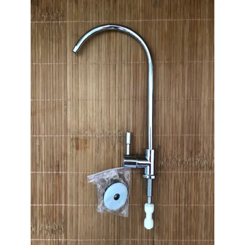 Vòi Gạt Inox Nối Nhanh Cho Máy Lọc Nước RO, Nano Gia Đình - Thiết Kế Nhỏ Gọn, Tiện Lợi, Chống Rỉ