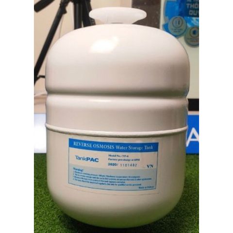 Bình áp thép 3L - 4L nhập khẩu Đài Loan, thiết kế cho máy lọc nước RO, bền bỉ, chất lượng cao, dễ lắp đặt và sử dụng.