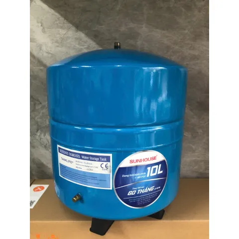 Bình áp thép 10Lít Sunhouse - Dùng cho các loại máy lọc nước RO: Kangaroo,Karofi,Sunhouse