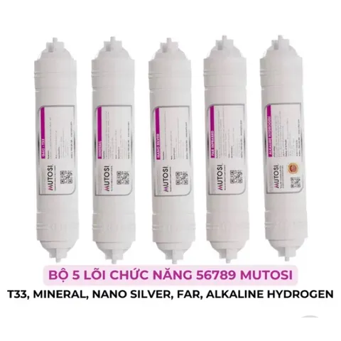 Bộ 5 Lõi Lọc Khoáng Mutosi Chính Hãng - Cung Cấp Khoáng Chất Tự Nhiên, Hỗ Trợ Sức Khỏe Cơ Thể