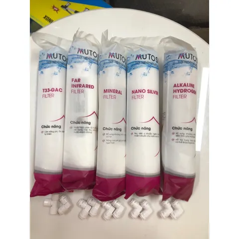 Bộ 5 Lõi Lọc Khoáng Mutosi Chính Hãng - Cung Cấp Khoáng Chất Tự Nhiên, Hỗ Trợ Sức Khỏe Cơ Thể