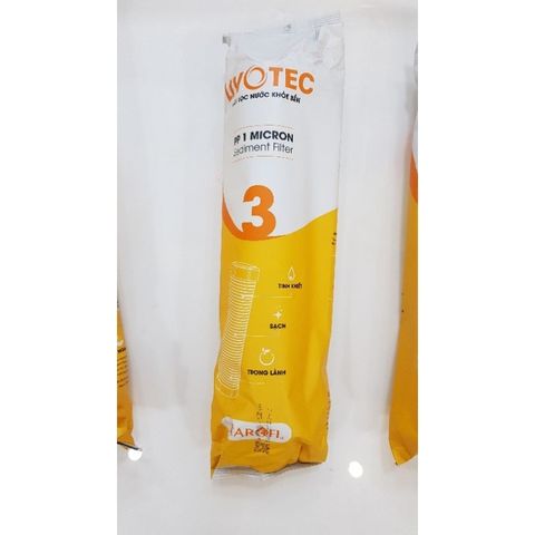 Bộ Lõi Lọc Nước RO LIVOTEC Karofi - Combo 3 Lõi 1, 2, 3 Chất Lượng Cao, Lọc Thô Nước Sạch, Thay Thế Định Kỳ