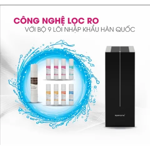 Bộ 9 Lõi Lọc Nước Korihome WPK-K91 - Sediment, Pre Carbon, RO 80GPD, Post Carbon, Nano Silver, Mineral - Thay Thế Tối Ưu cho Nước Uống Sạch