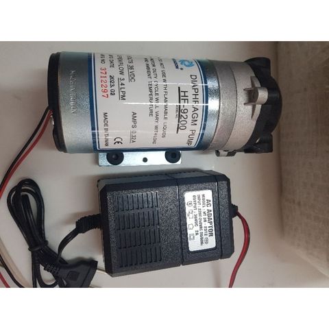 Máy Bơm Tăng Áp 36V HEADON HF-9200 - Bơm Nước Cho Máy Lọc Nước Kiềm, Phun Sương, Tưới Cây - Hàng Chính Hãng Đài Loan