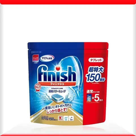 VIÊN RỬA BÁT FINISH POWER CUBE HÀNG NỘI ĐỊA NHẬT TÚI 150 VIÊN