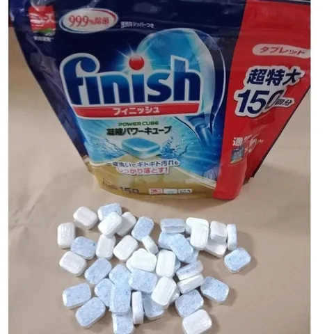 VIÊN RỬA BÁT FINISH POWER CUBE HÀNG NỘI ĐỊA NHẬT TÚI 150 VIÊN