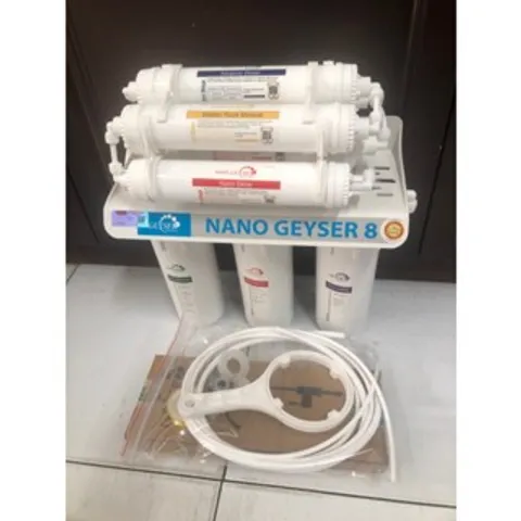 Máy Lọc Nước Nano Geyser Eco 8 - Diệt Khuẩn, Không Điện, Giữ Khoáng Chất, Lọc An Toàn, Dễ Dàng Lắp Đặt, Chính Hãng