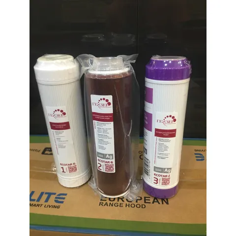 Combo 3 lõi lọc để thay thế cho máy Geyser Ecotar 6  - Sản phẩm được nhập khẩu chính hãng nguyên chiếc tại LB Nga.