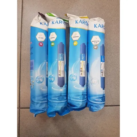 Combo 4 Lõi Lọc Nước Chức Năng Karofi Chính Hãng - T33, Mineral, Hydrogen, Nano Silver - Giải Pháp Nước Sạch Cho Gia Đình